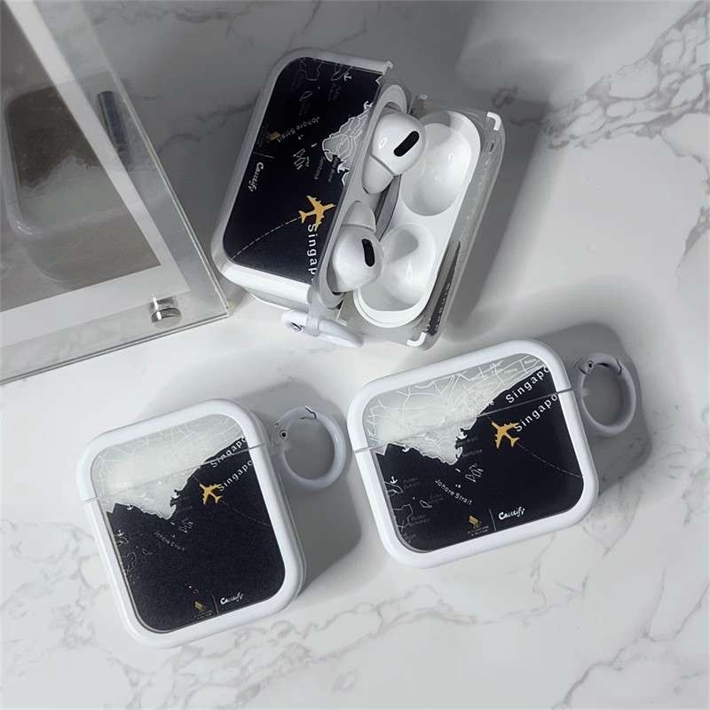 飛行機チケット風 AirPods/AirPodsproケース