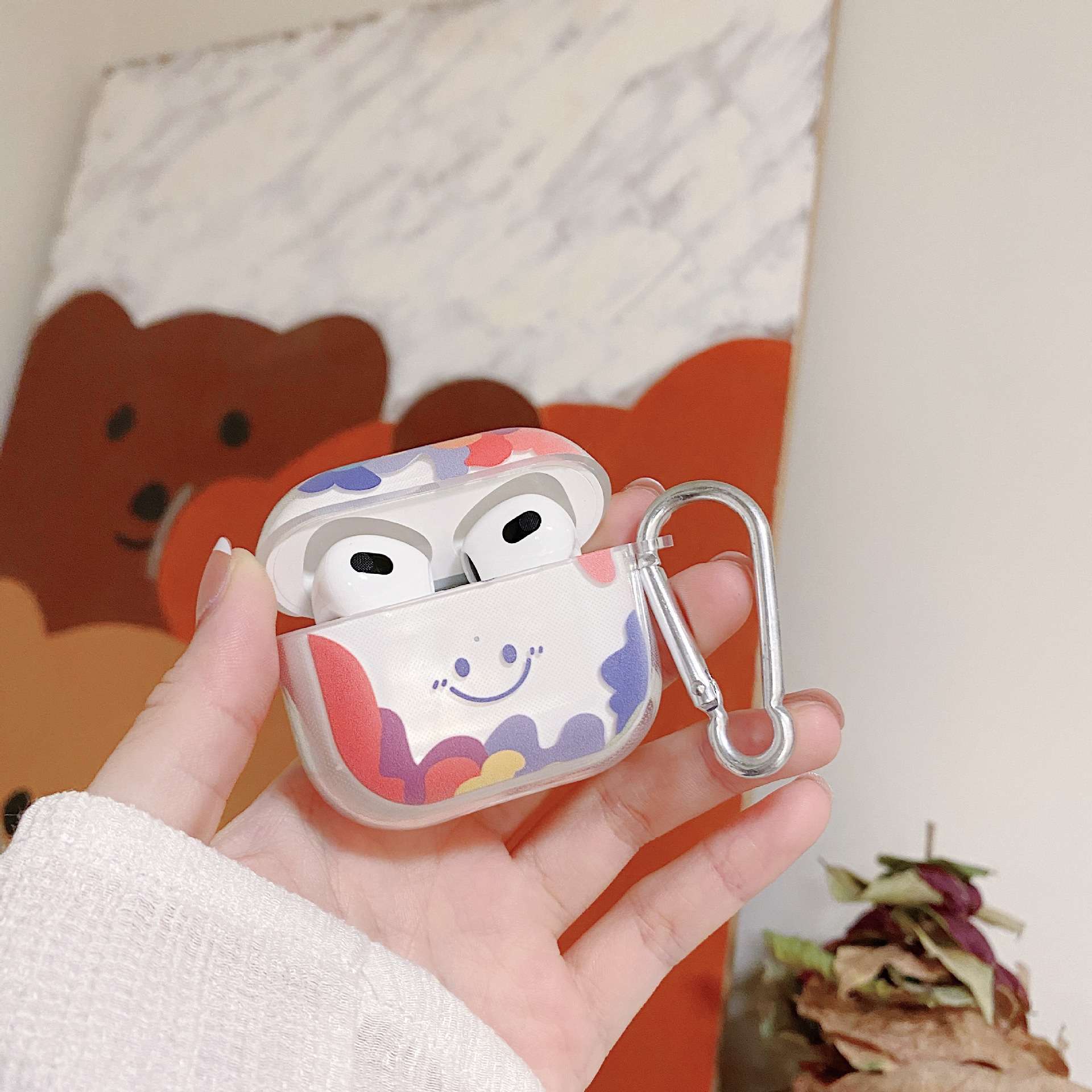AirPodsproケース かわいいイラスト柄保護ケース