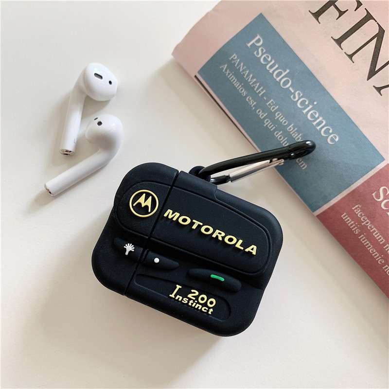 【廃盤】AirPodsproケース モトローラ風レトロ無線機デザインケース