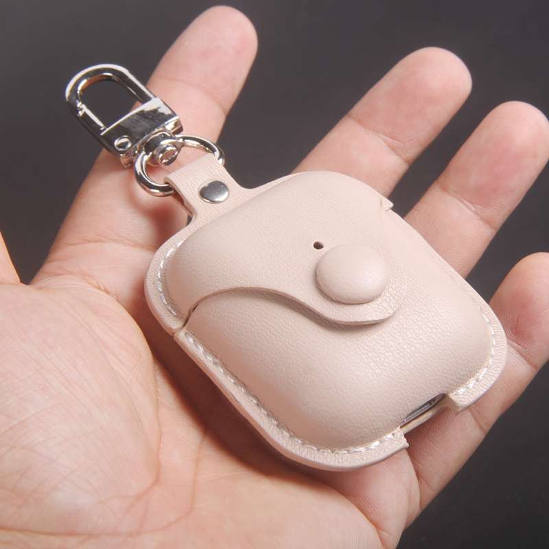 AirPodsproケース ぷっくりとしたかわいいイヤホンケース