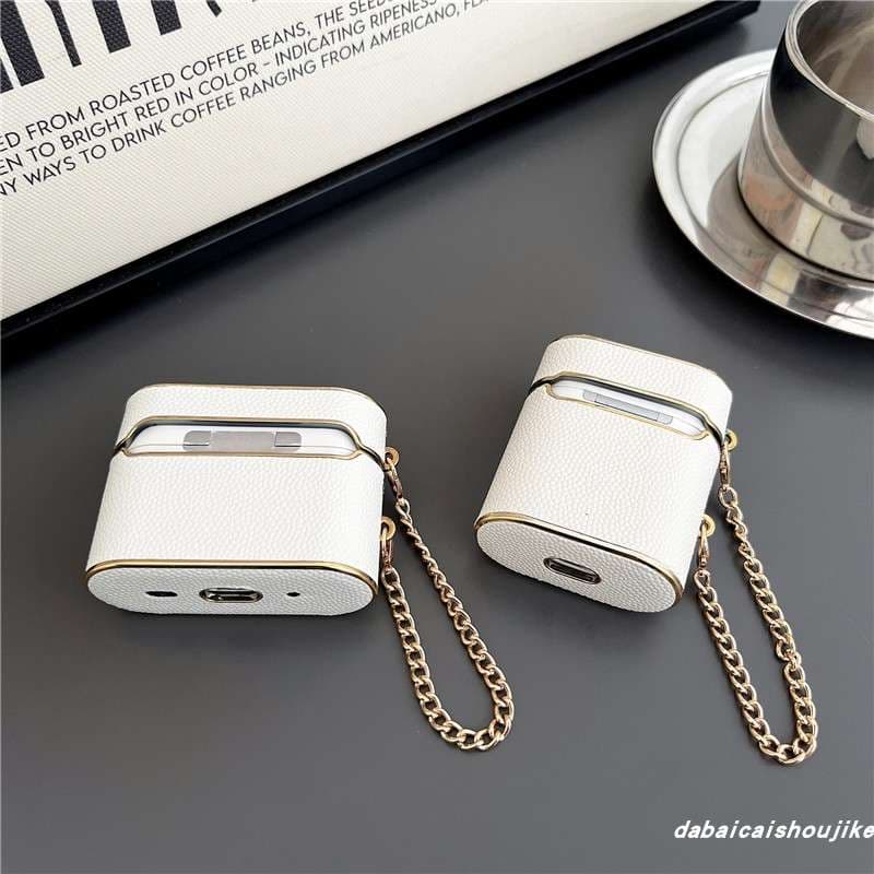 チェーン付き高級感AirPodsproケース