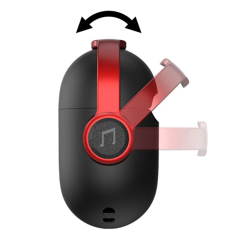 シンプル メンズ 耐衝撃 リング付き AirPods/AirPodsproケース