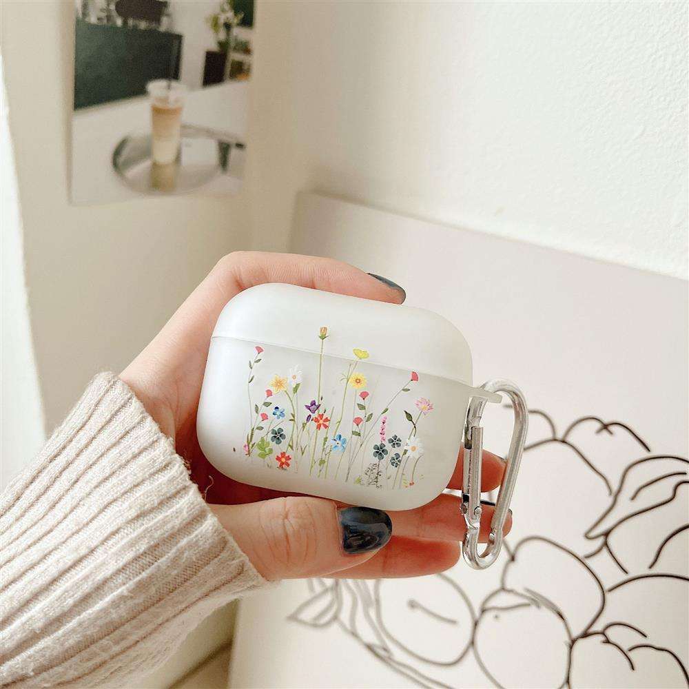 花柄デザイン AirPodsproケース