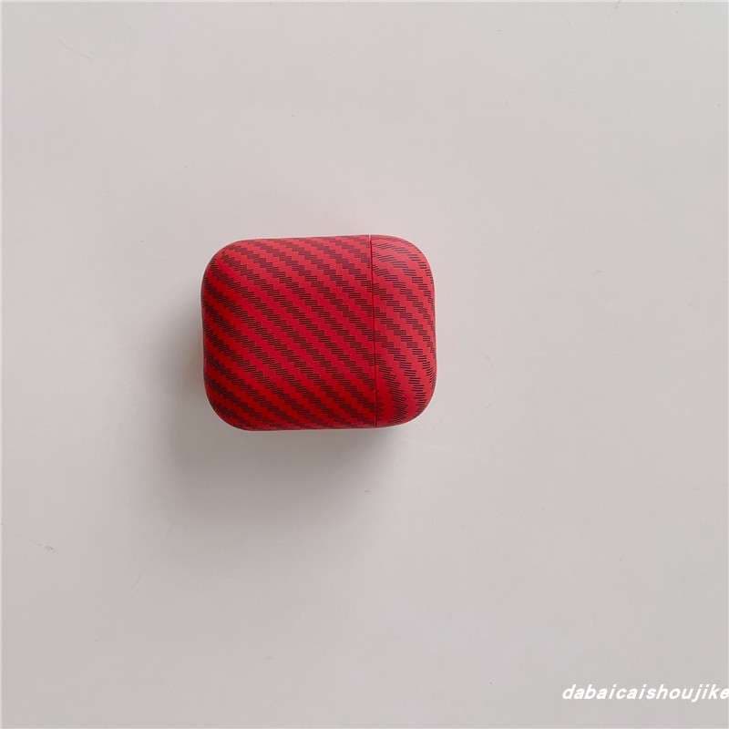 AirPodsproケース カーボン調AirPodsプロケース