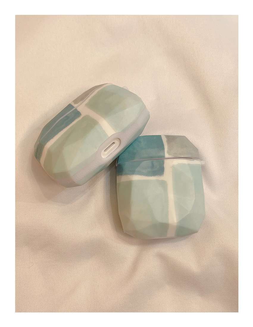 かわいい 人気 大理石風 カラビナ付き AirPods/AirPodsproケース