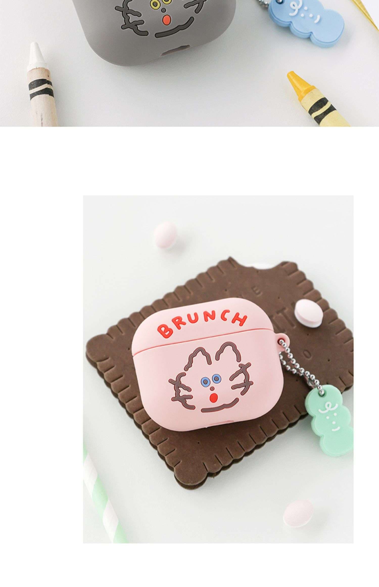 ブランチキャットのAirPodsケース