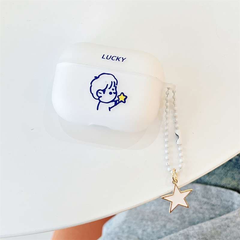 かわいい イラスト シンプル AirPods/AirPodsproケース