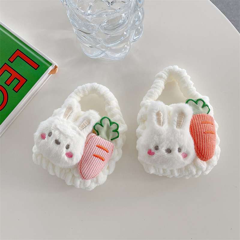 もこもこ うさぎ かわいい AirPods/AirPodsproケース