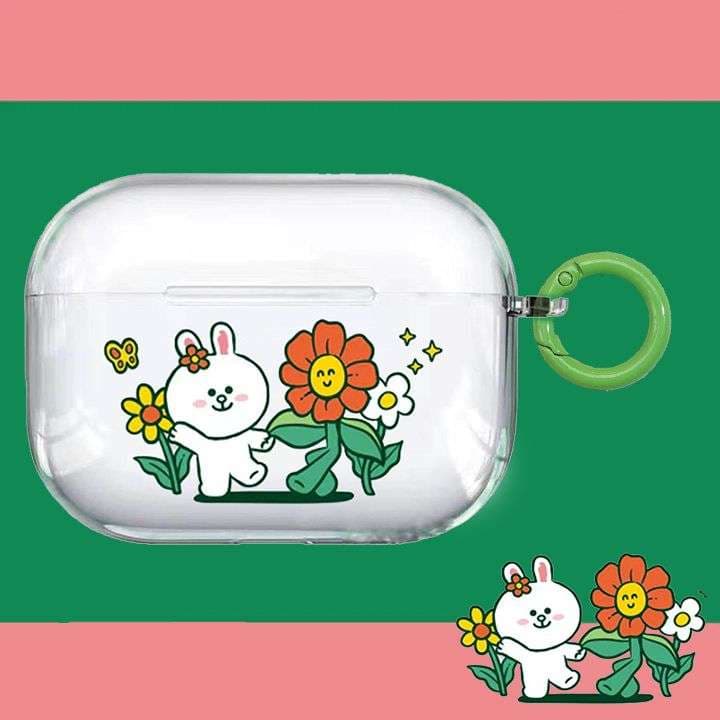 可愛い動物キャラクター AirPodsproケース