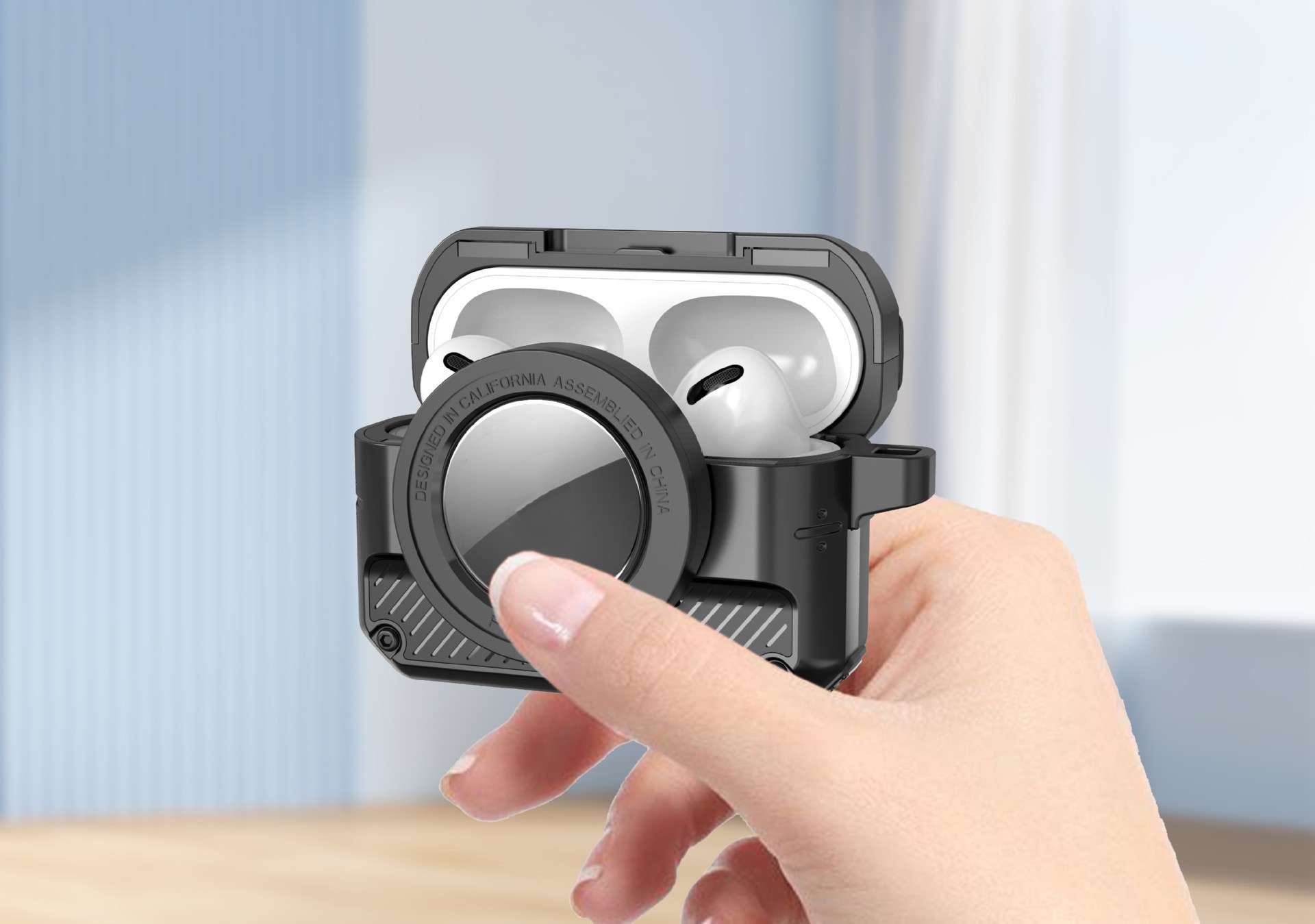 アウトドアカメラモチーフ AirPods/AirPodsproケース