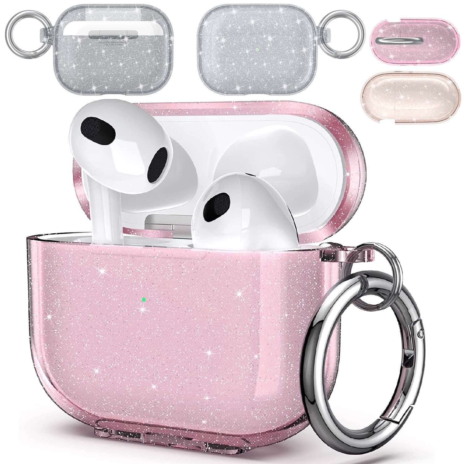AirPodsproケース きらきら輝くAirPods保護ケース