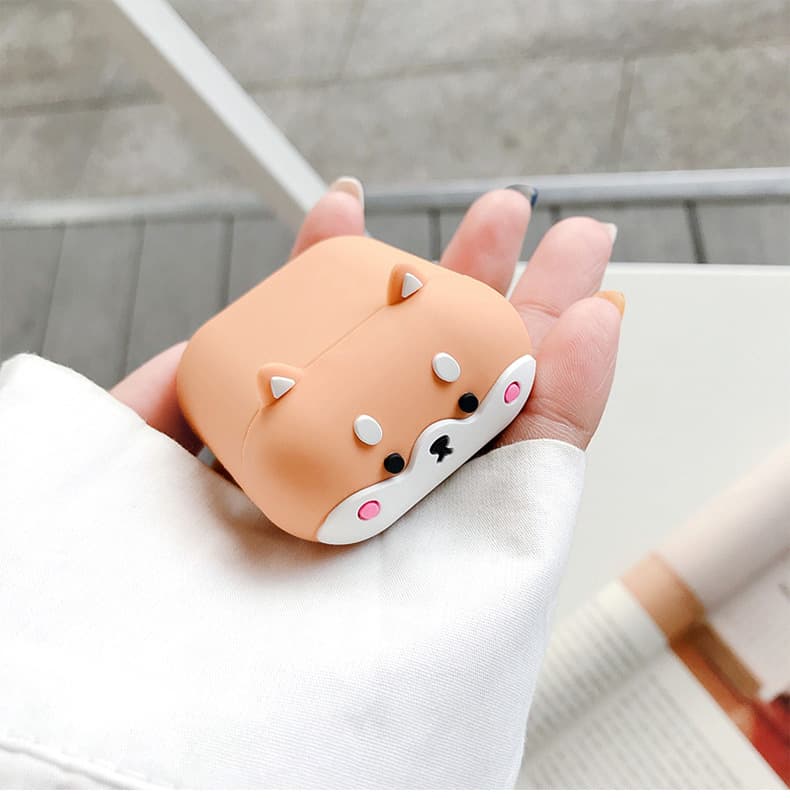 Airpodsケース コーギー犬 エアポッズケース 第1第2世代 第3世代対応