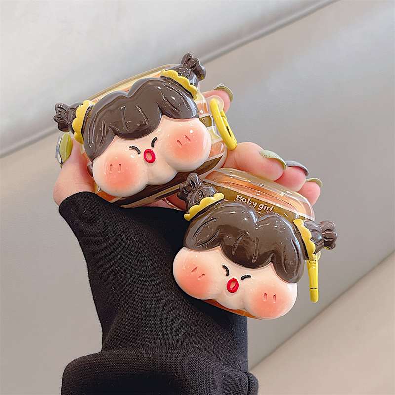 かわいい 女の子 AirPods/AirPodsproケース