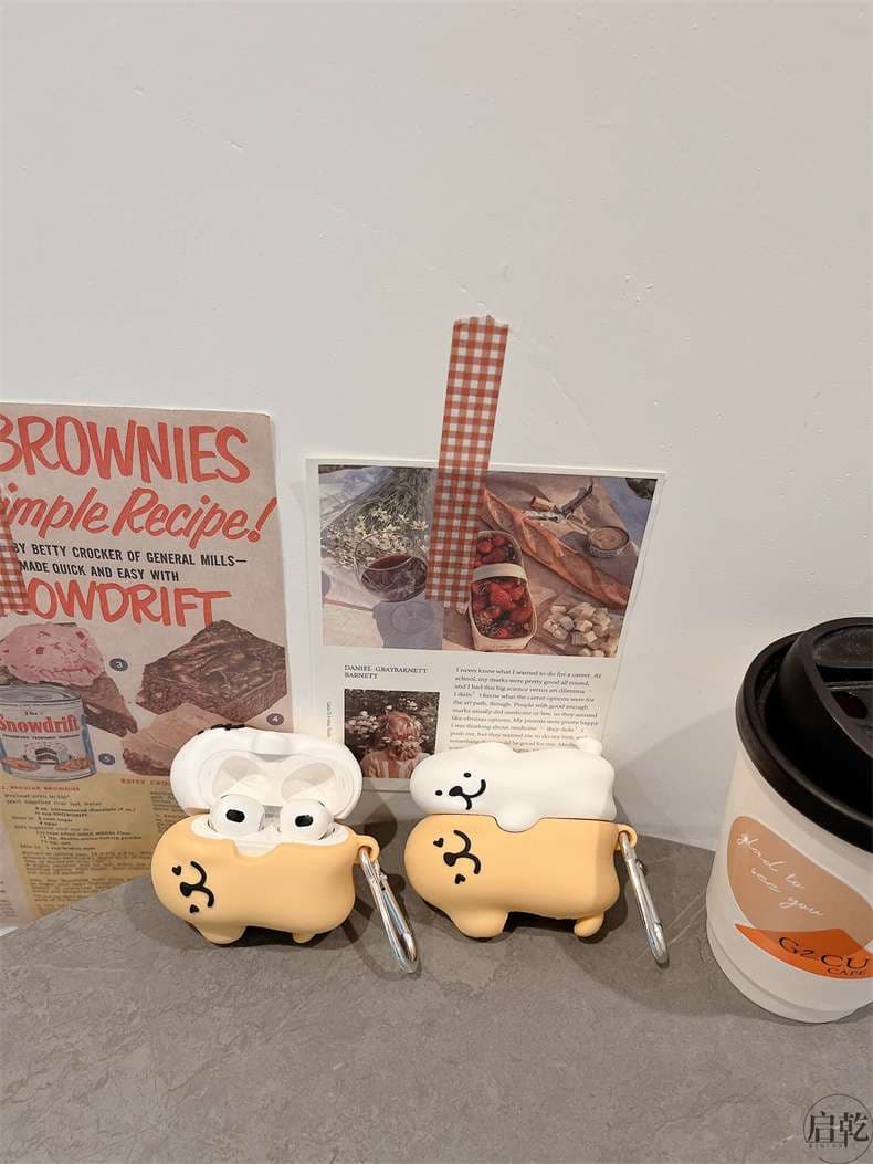 かわいい抱き合う動物キャラクター AirPods/AirPodsproケース