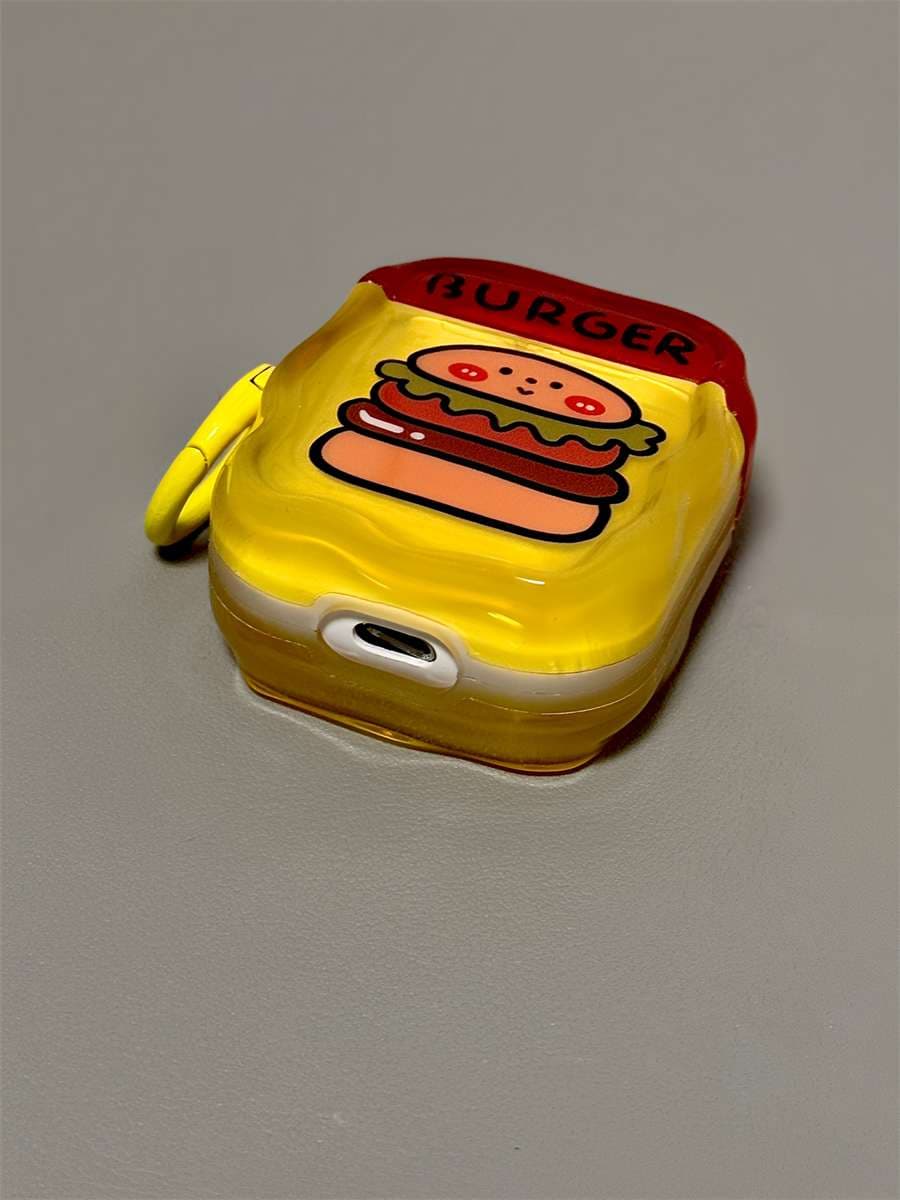 AirPodsproケース ハンバーガーショップアクセサリーセット