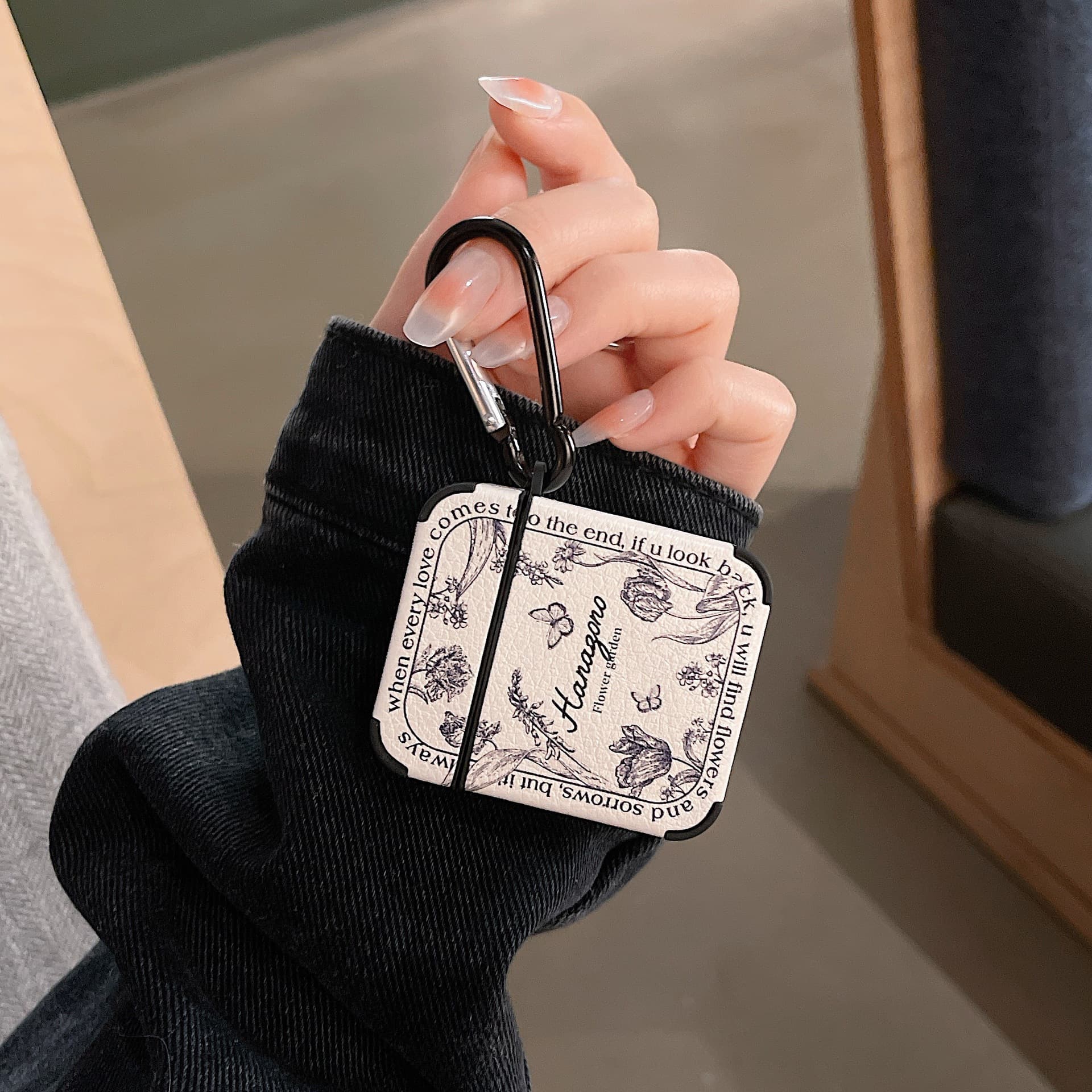 Airpodsケース 花園デザイン アクセサリーケース