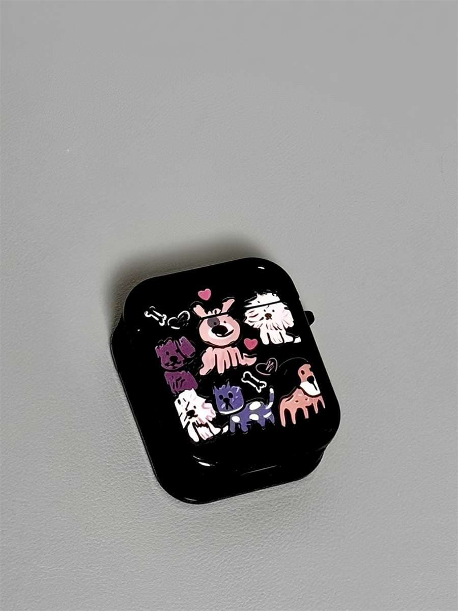 AirPodsproケース 可愛い犬柄のイヤホンケース