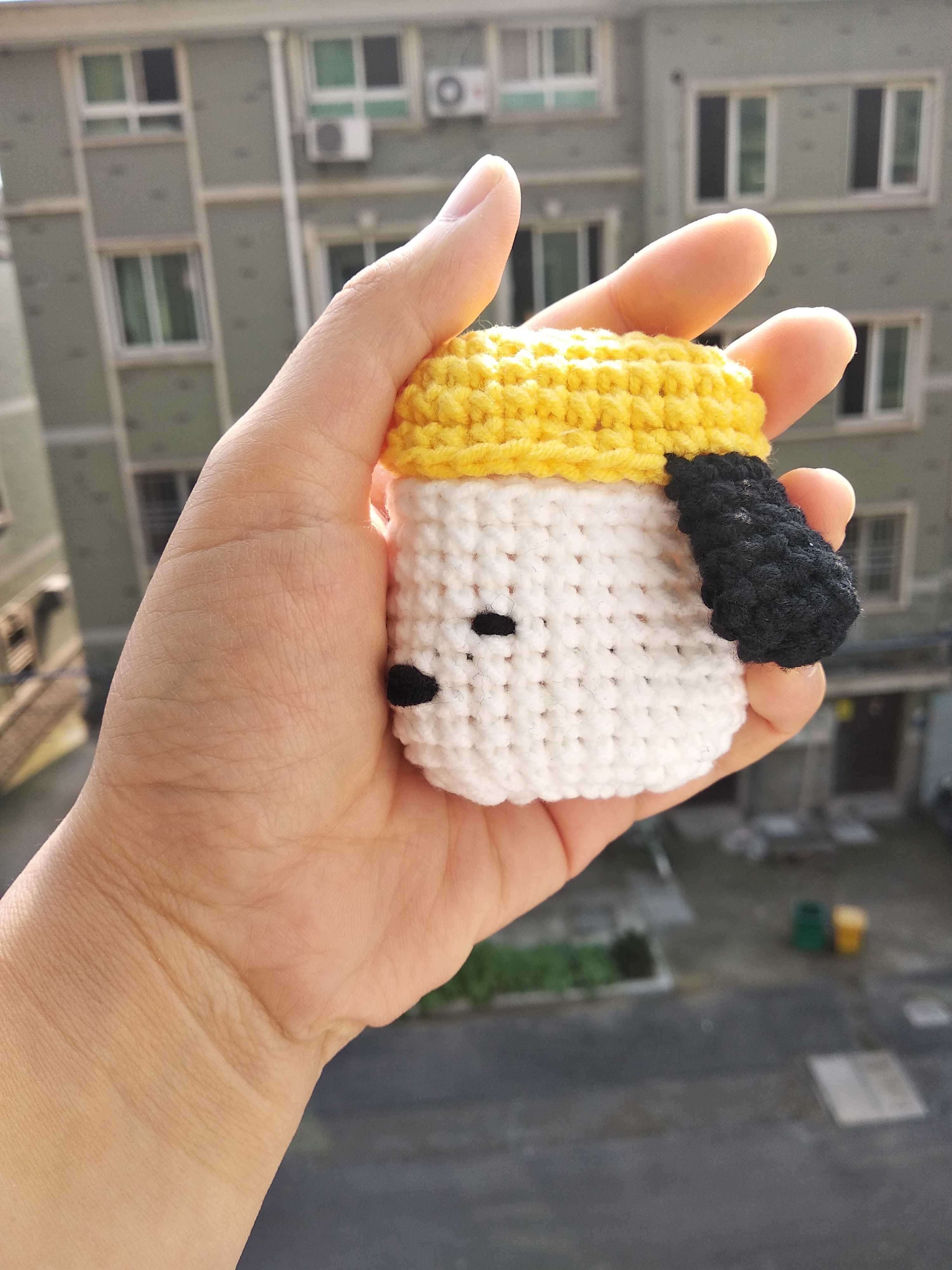 【廃盤】AirPodsproケース かぎ針編みアニマル型イヤホンケース