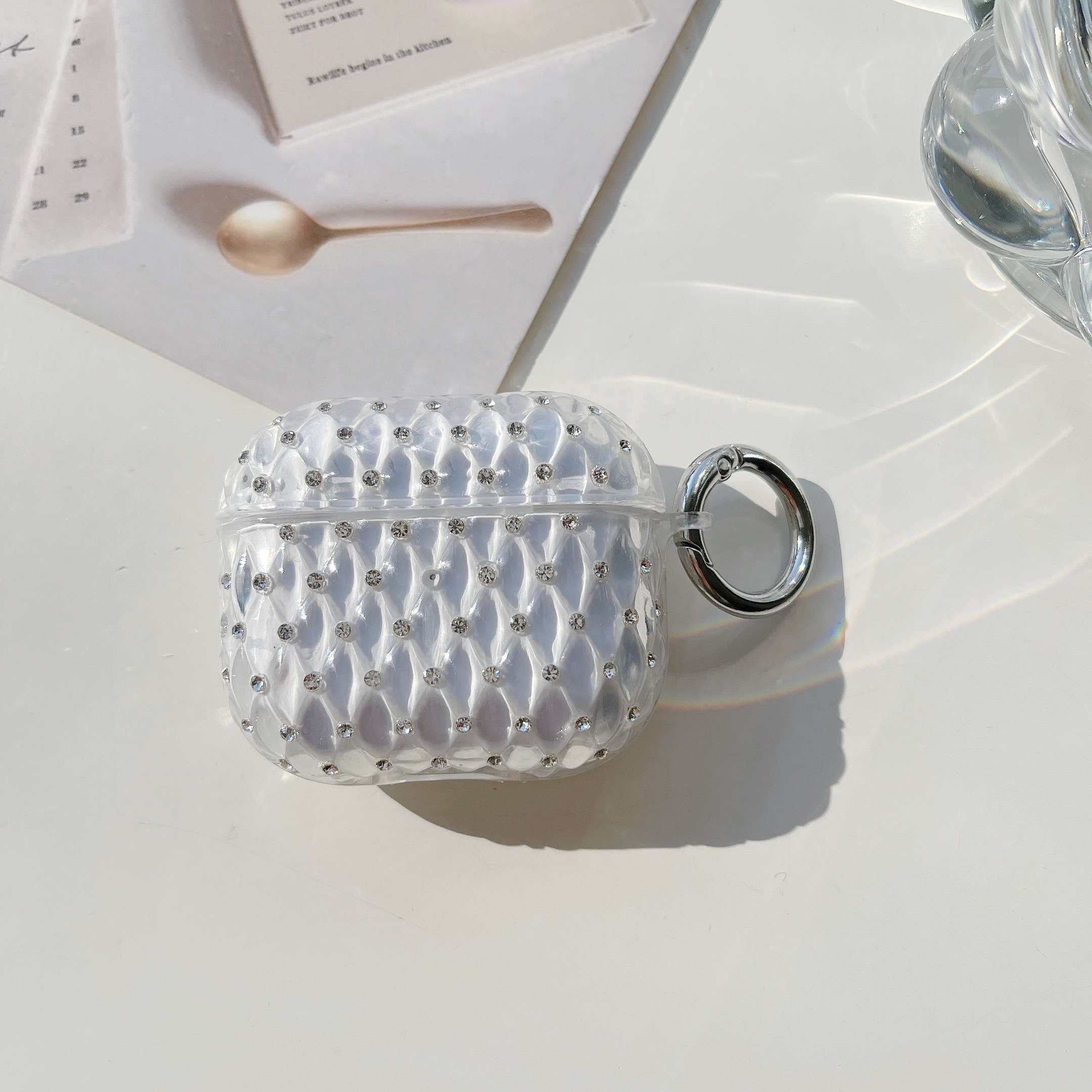 キラキラ宝石風AirPodsproケース AirPods ケース