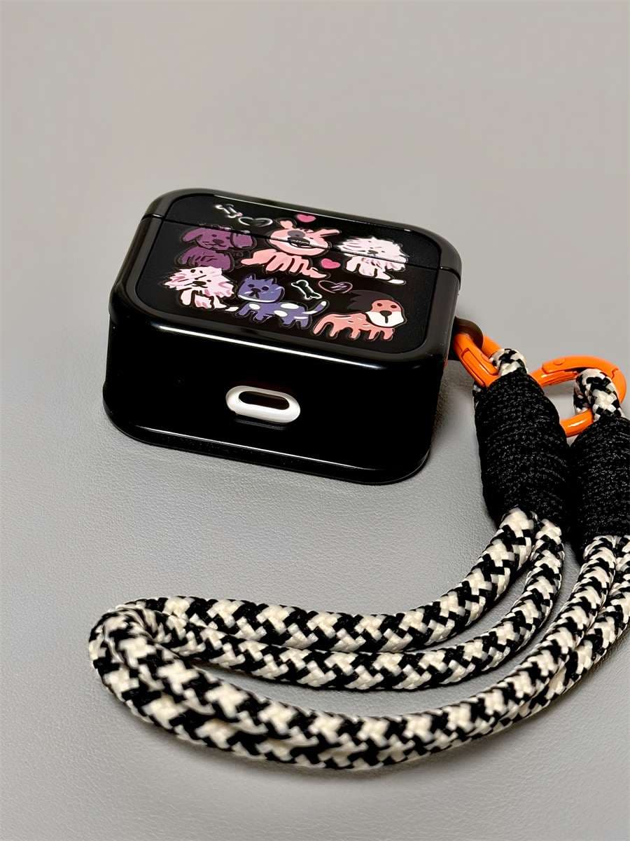 AirPodsproケース 可愛い犬柄のイヤホンケース