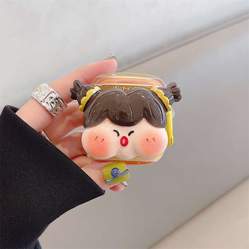 かわいい 女の子 AirPods/AirPodsproケース