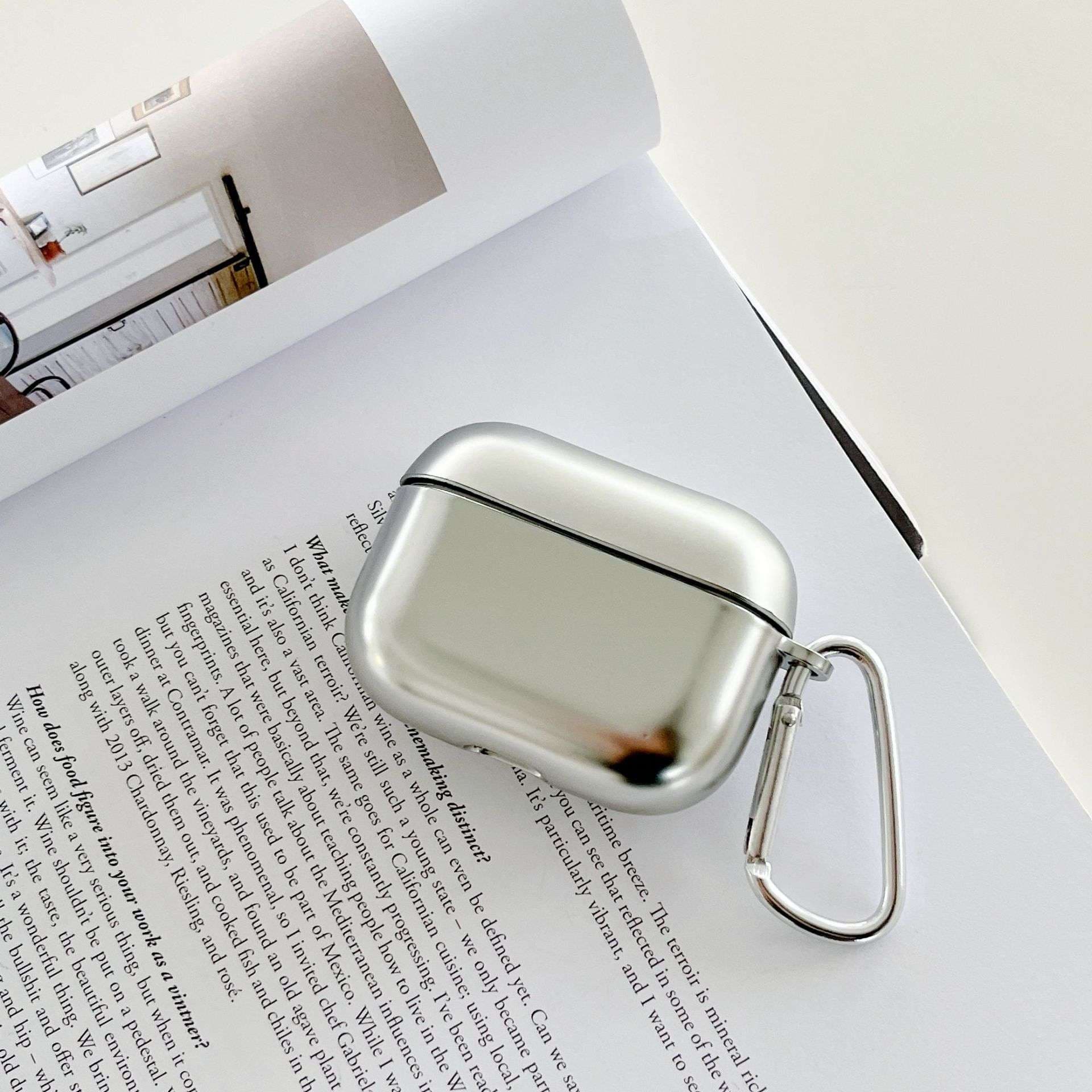 メタリック おしゃれ AirPods/AirPodsproケース