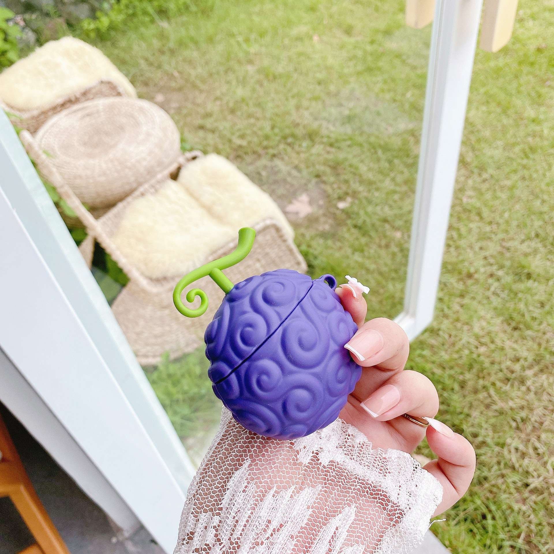 【廃盤】AirPodsproケース 果実型脳みそエアポッドケース
