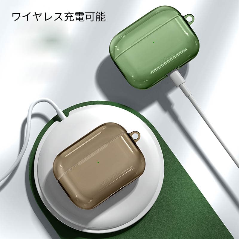 Airpodsケース　透明保護ケース耐衝撃収納カバー