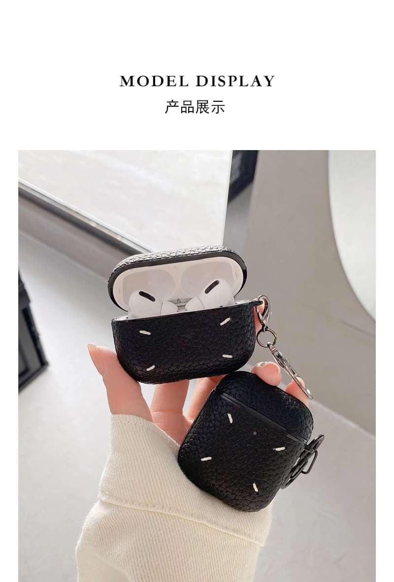 AirPodsproケース 高級レザー調AirPods保護ケース