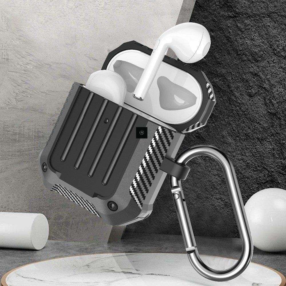 耐衝撃AirPodsproケース カラビナ付き