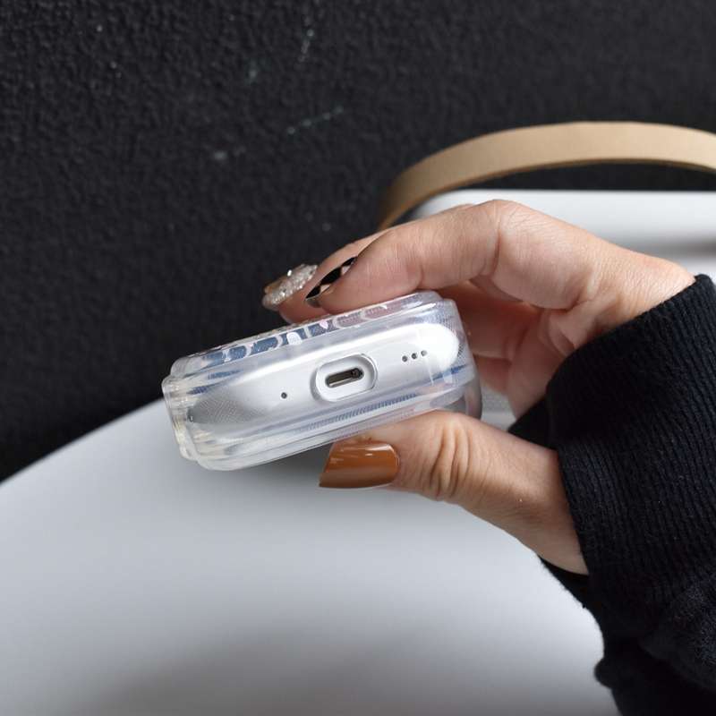 AirPodsproケース 花火デザイン アクセサリー付き イヤホンケース AirPods ケース