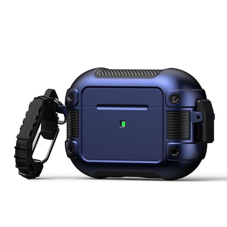 カラビナ付き 耐衝撃防水 AirPods/AirPodsproケース