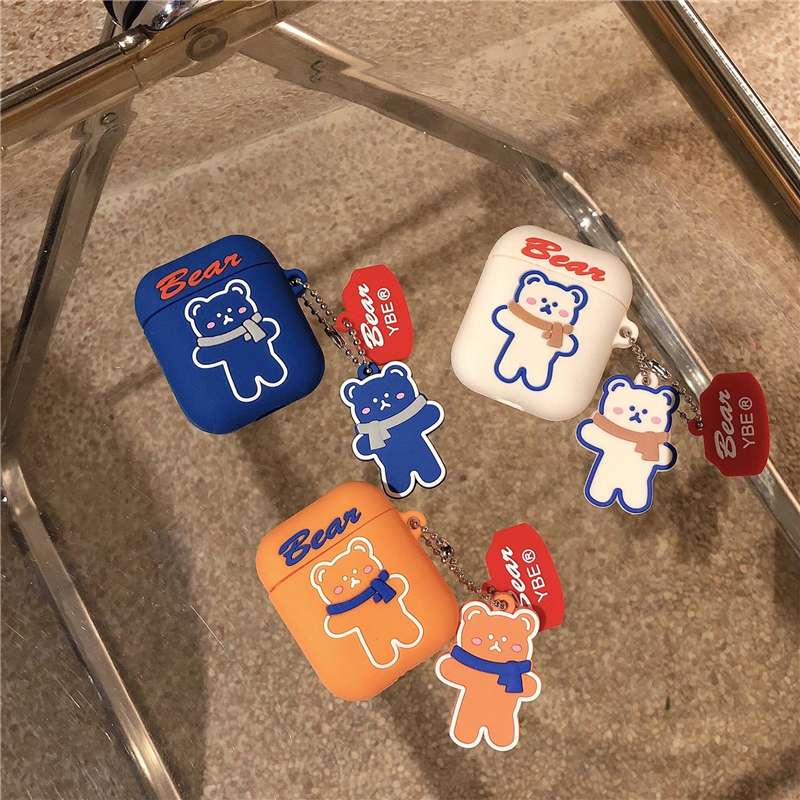 クマのキャラクター AirPodsproケース