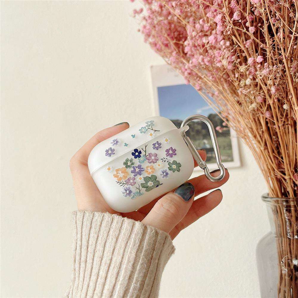 花柄デザイン AirPodsproケース