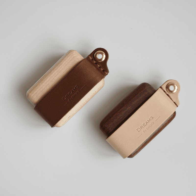 AirPodsproケース 夢見る木製イヤホンケース
