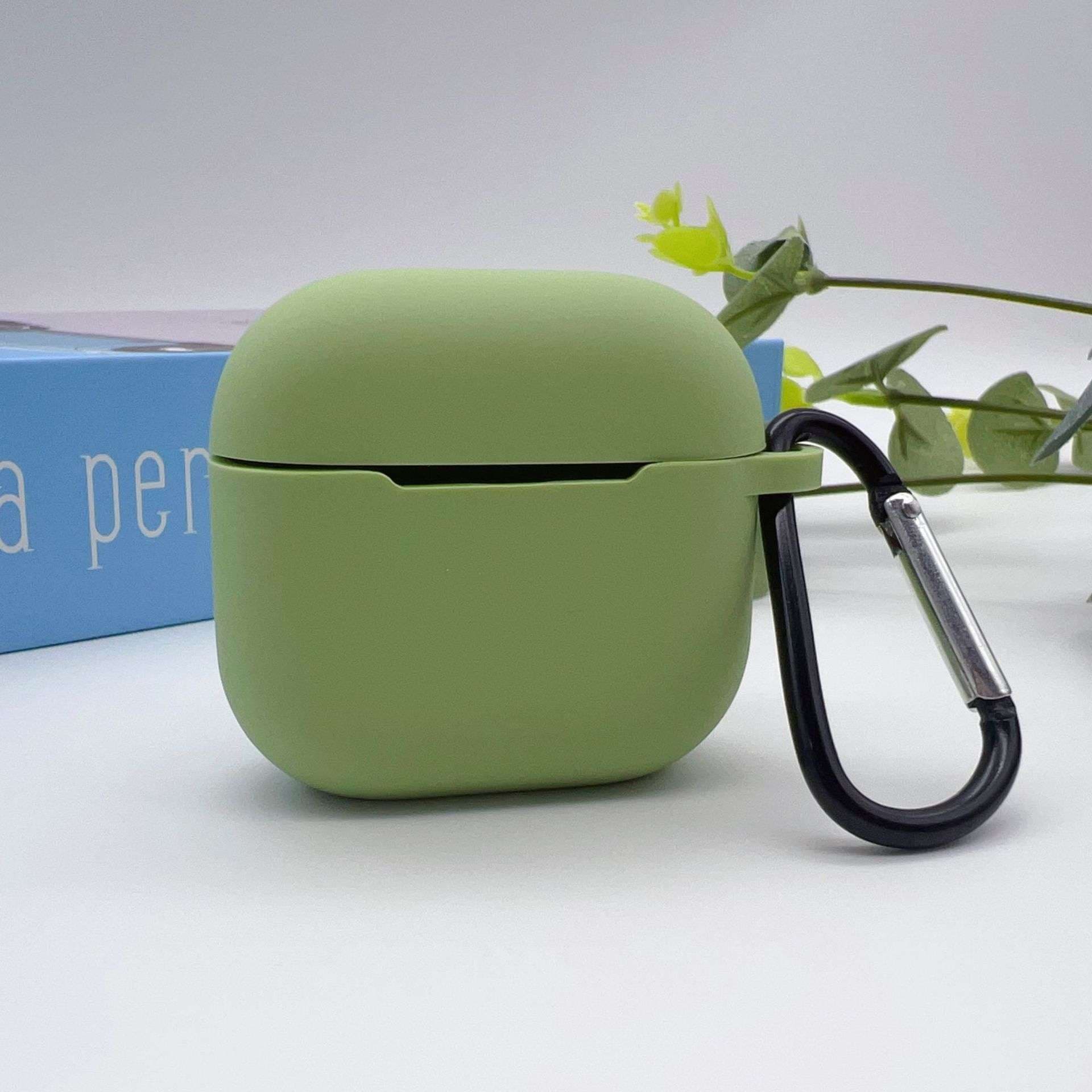シンプル カラー シリコン Airpods4専用ケース