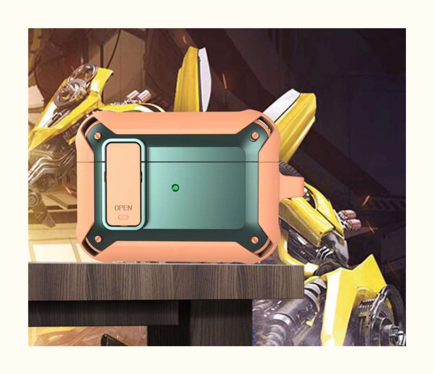 AirPodsproケース 耐衝撃防水ワイヤレスイヤホンケース