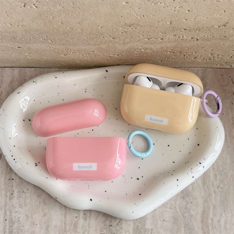 かわいい 人気 パステルカラー シンプル AirPods/AirPodsproケース
