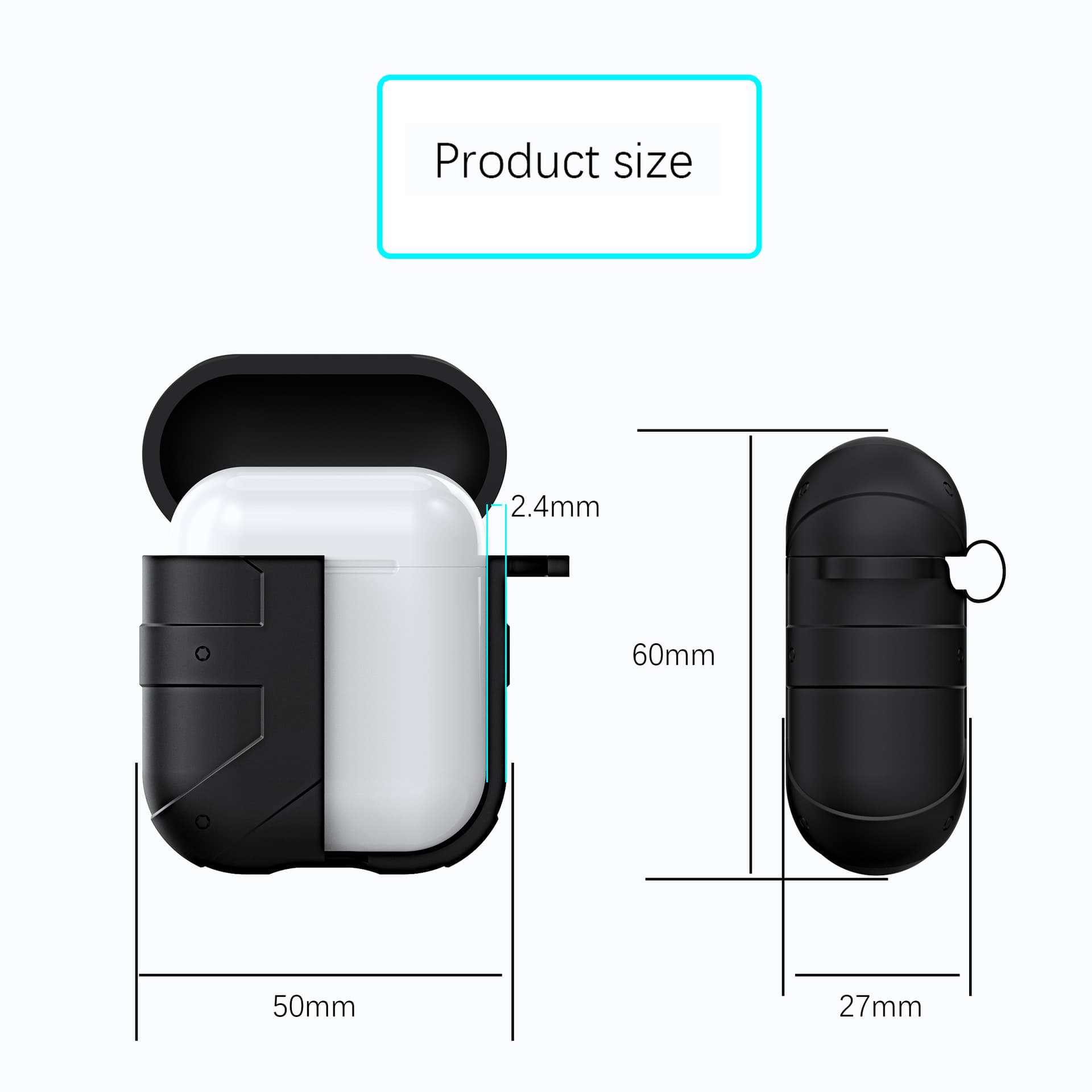 Airpodsケース AirPods 第1世代 第2世代 対応 水洗い可能 シリコン保護ケース