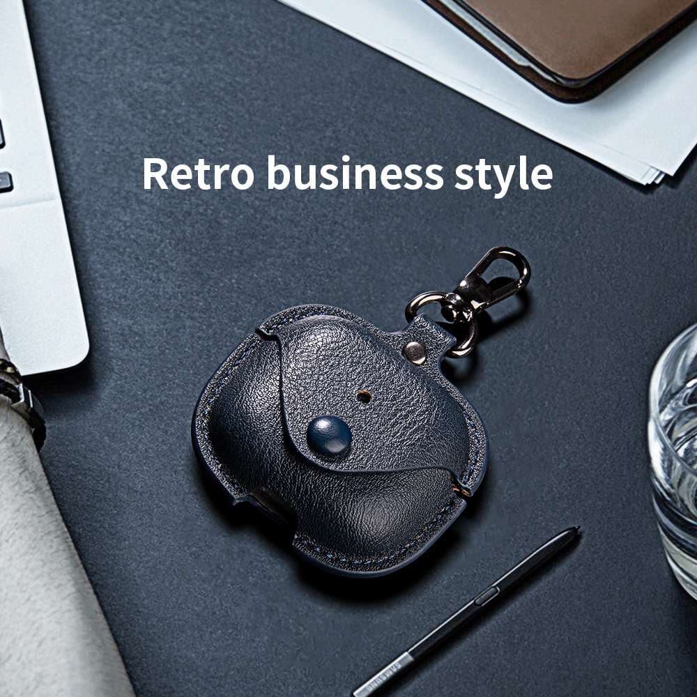 人気 レザー おしゃれ 高級本革製カラビナ付 AirPods/AirPodsproケース