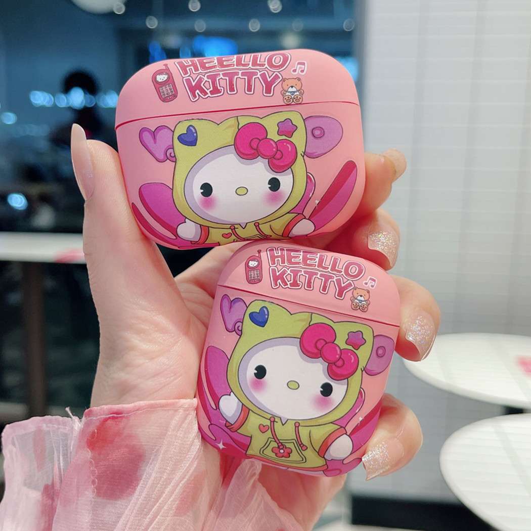 【廃盤】AirPodsproケース キティとロッソのかわいいイヤホンケース