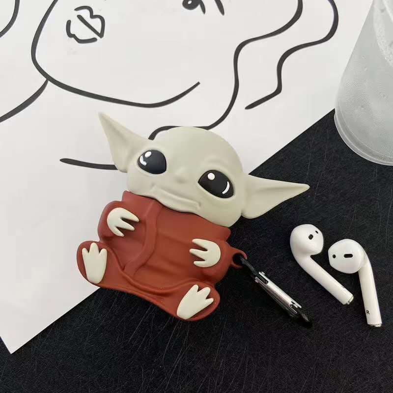 【廃盤】ベビーヨーダ風AirPodsproケース