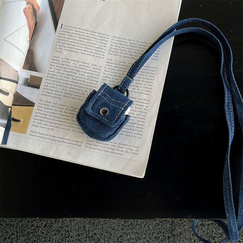 デニムミニバッグ型 AirPods/AirPodsproケース