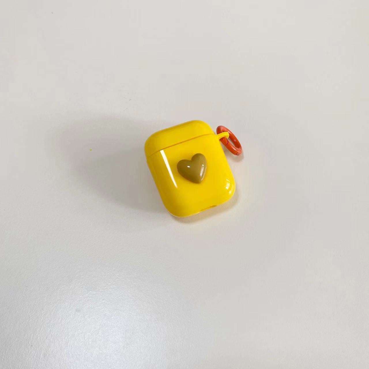 ハート柄きらきらAirPodsproケース