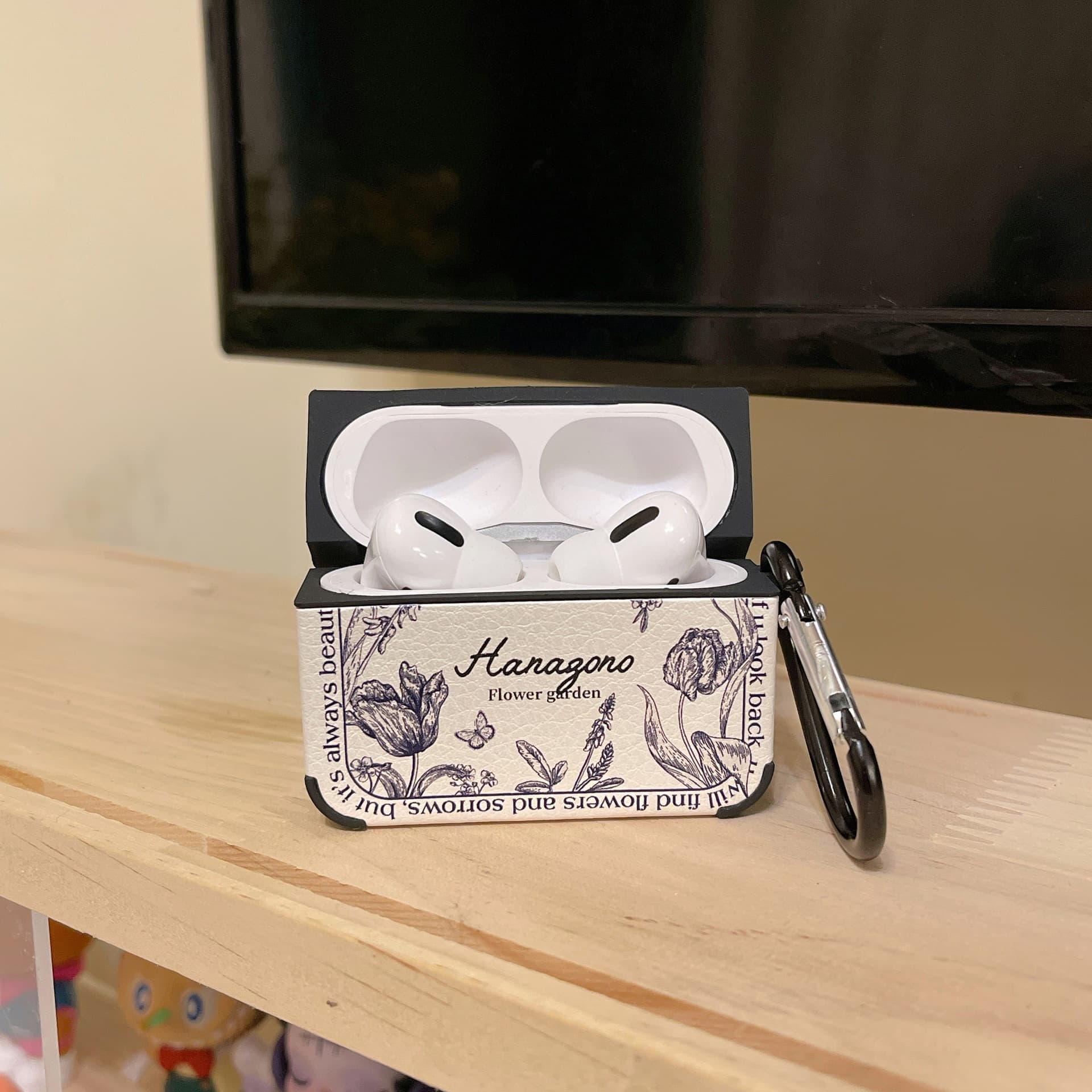 Airpodsケース 花園デザイン アクセサリーケース