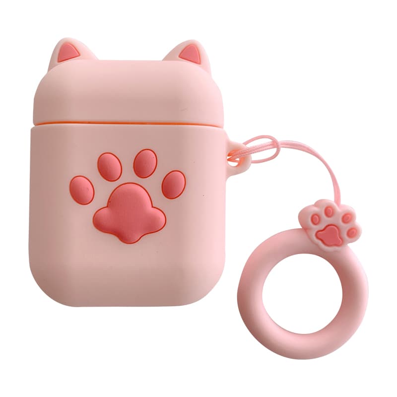 Airpodsケース 猫の肉球付き保護カバー AirPods ケース