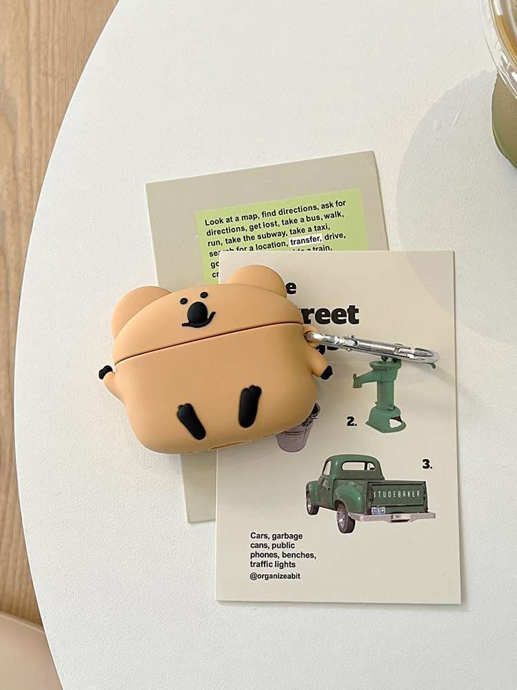 くま かわいい AirPods/AirPodsproケース