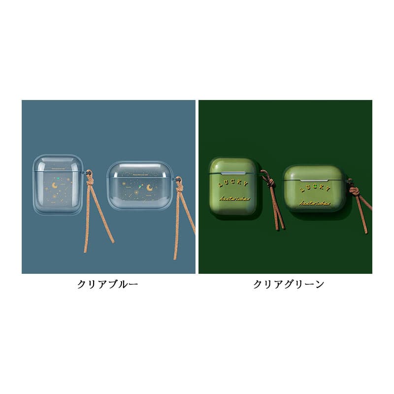 Airpodsケース エアーポッズ透明クリアケース第1第2第3世代対応耐衝撃保護カバー