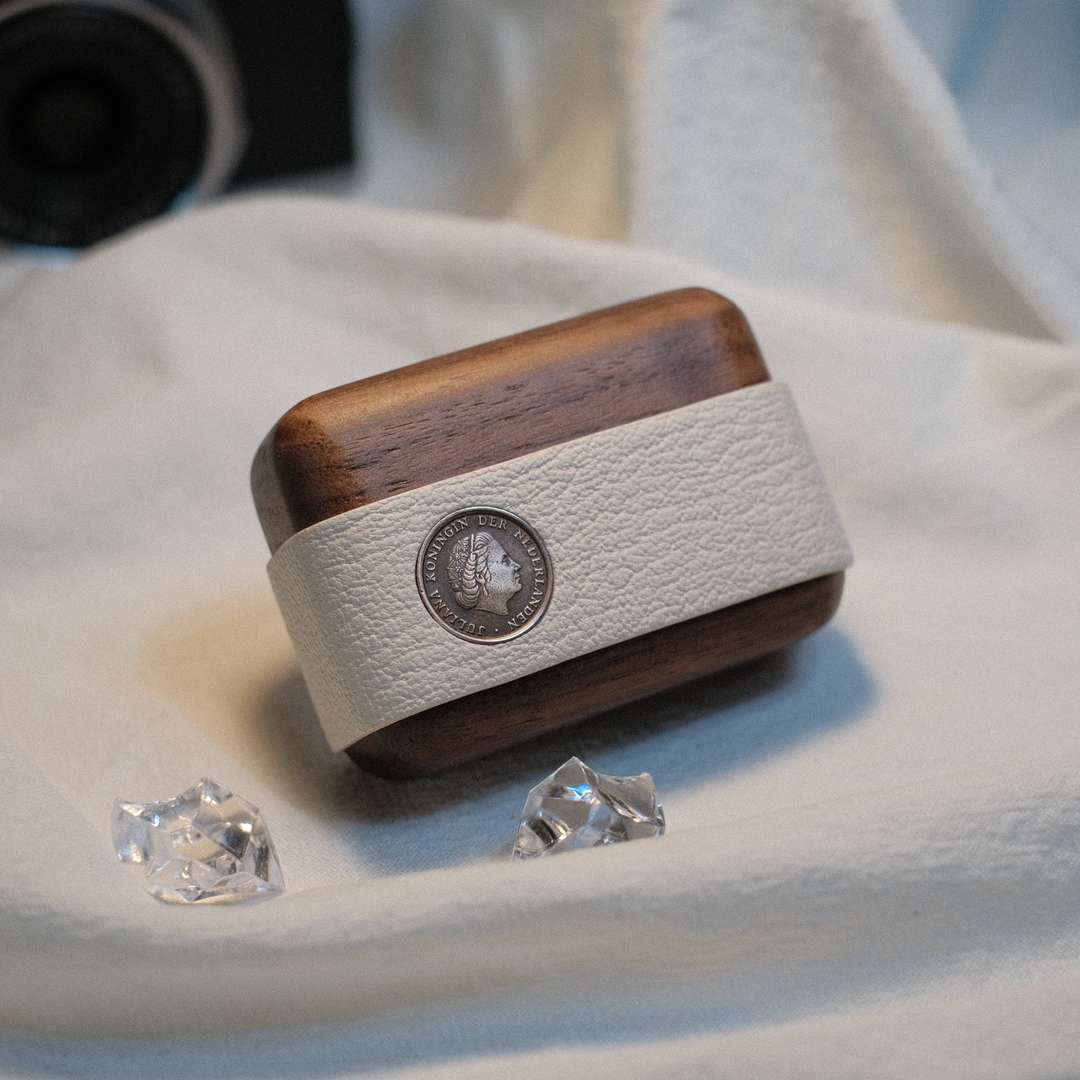 木目調ケース AirPods/AirPodsproケース