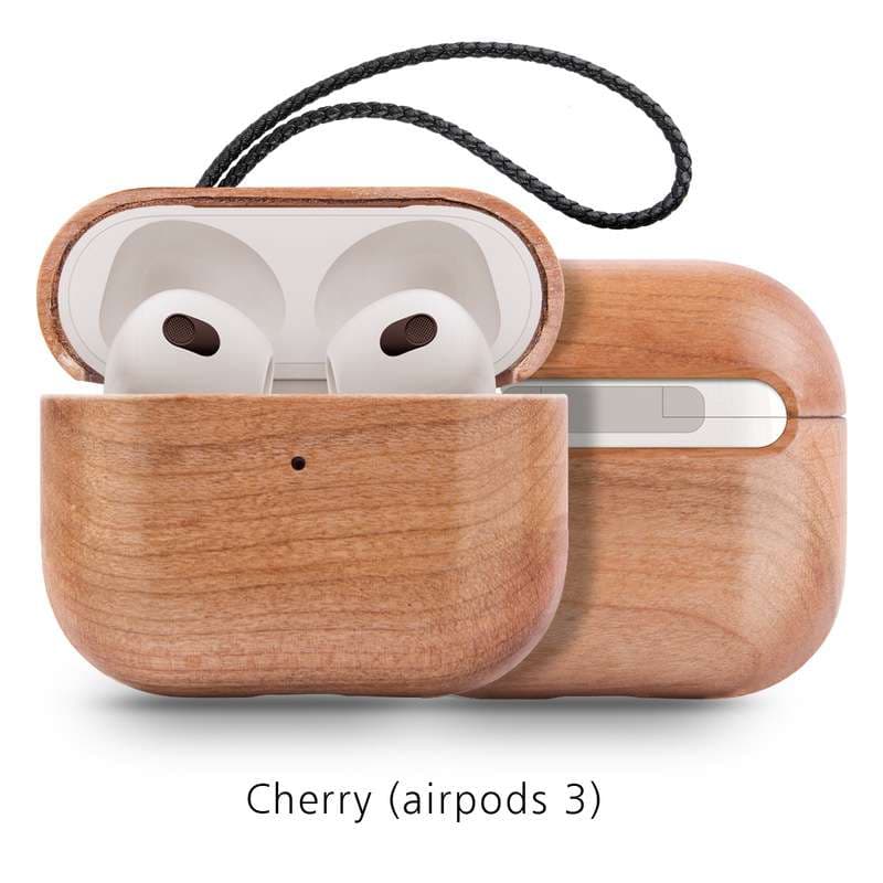 AirPodsproケース 木製AirPods保護ケース